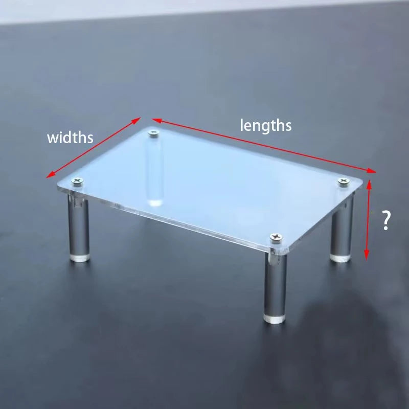 Clear Acrylic Display Shelf For Handbags And Jewelry