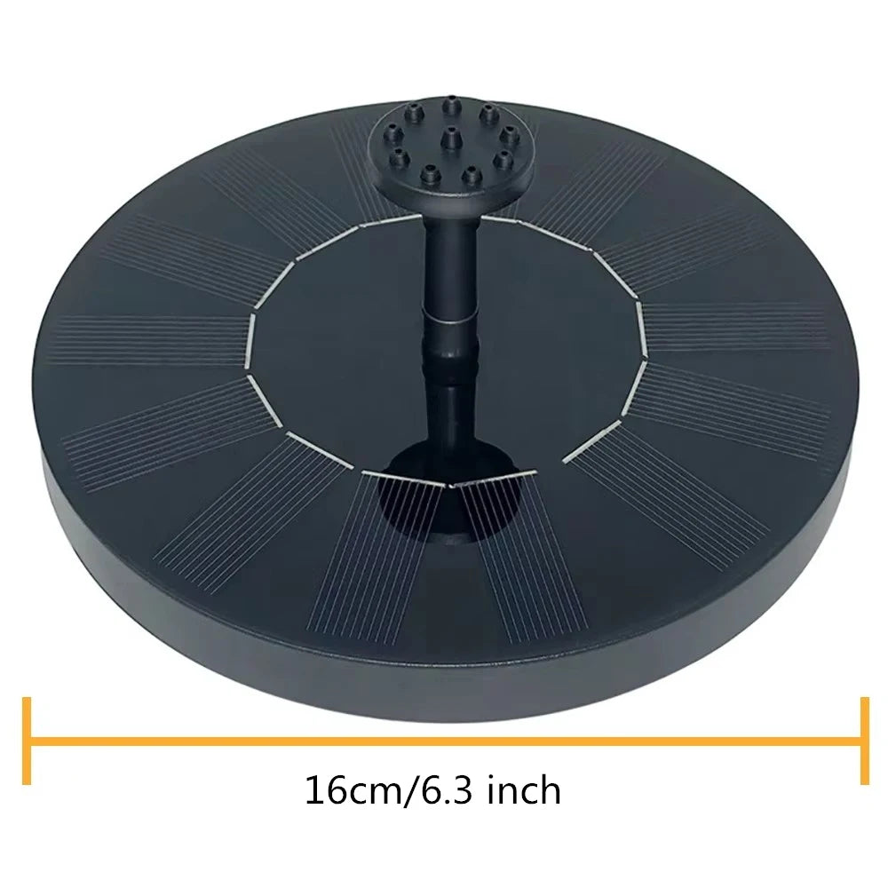 Waterfall Solar Fountain Outdoor Bird Bath Garden