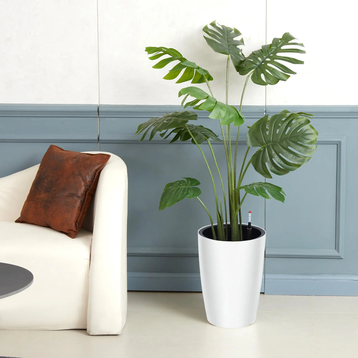 HiMiss 16 Inch Self Watering Planters With Indicator