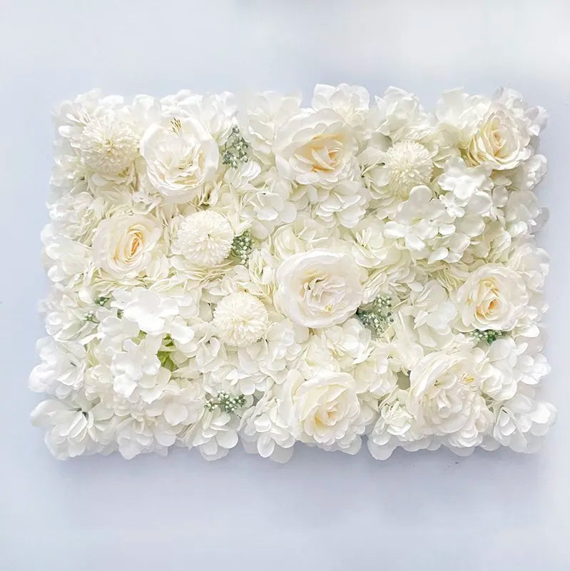 Pink Silk Rose Flower Wall Artificial Flower For Wedding Decoration BabyShow Party Birthday Gift Home Backdrop Decor