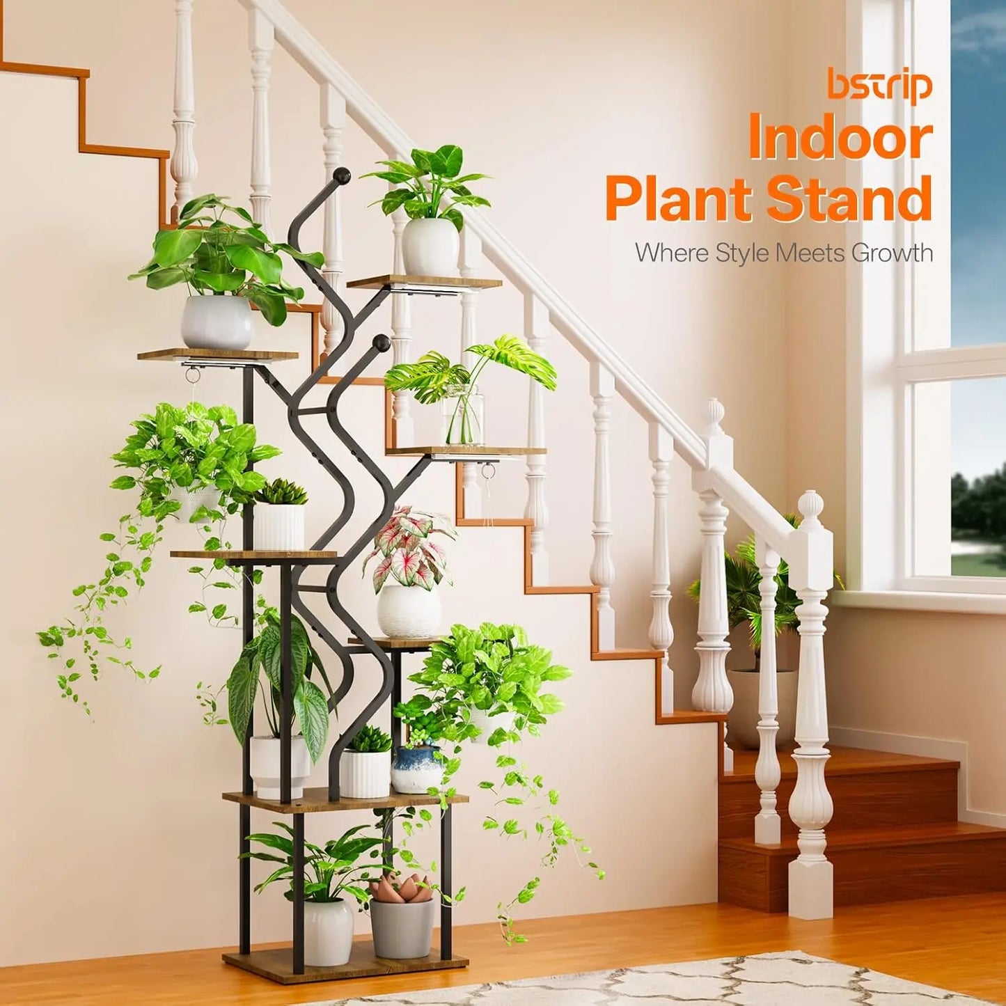 Plant Stand With Grow Light, 7-Tier Indoor Shelf