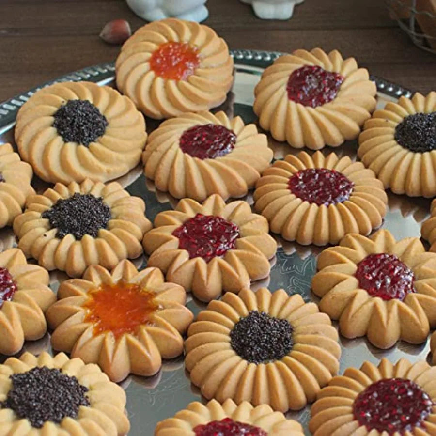 SHXI Wooden Cookie Mold 3D Embossing Baking Tool For Holidays