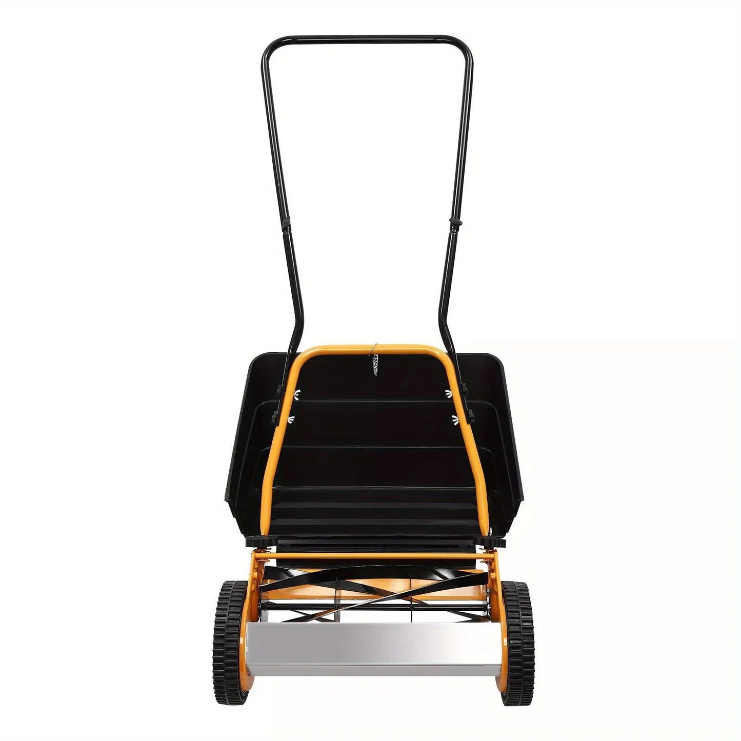 Bymaocar Manual Lawn Mower With Adjustable Height Quiet Trimming
