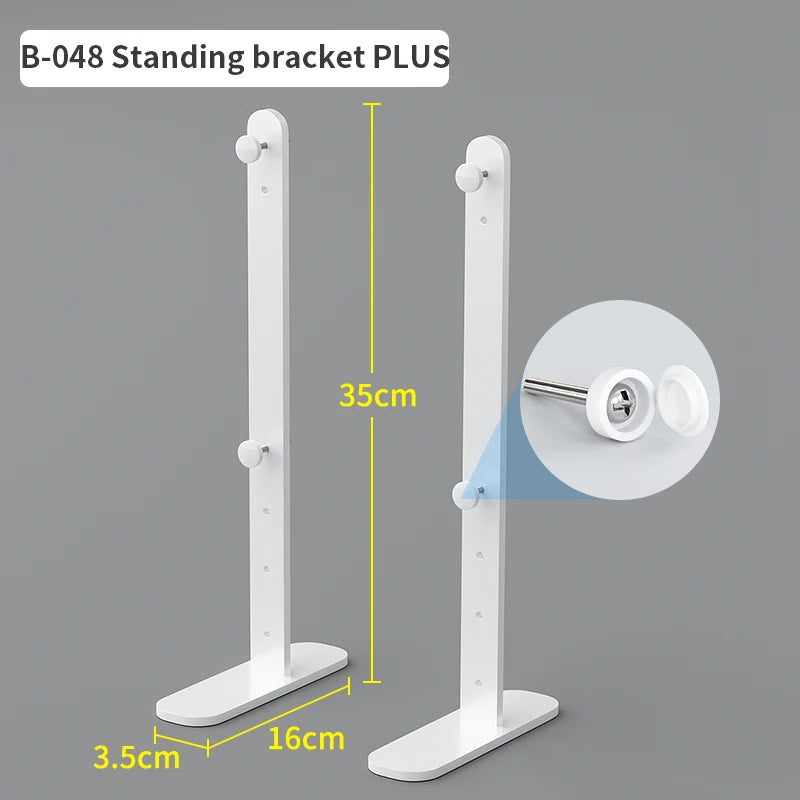Desktop Pegboard Height Adjustable Standing Storage Rack For Home Office