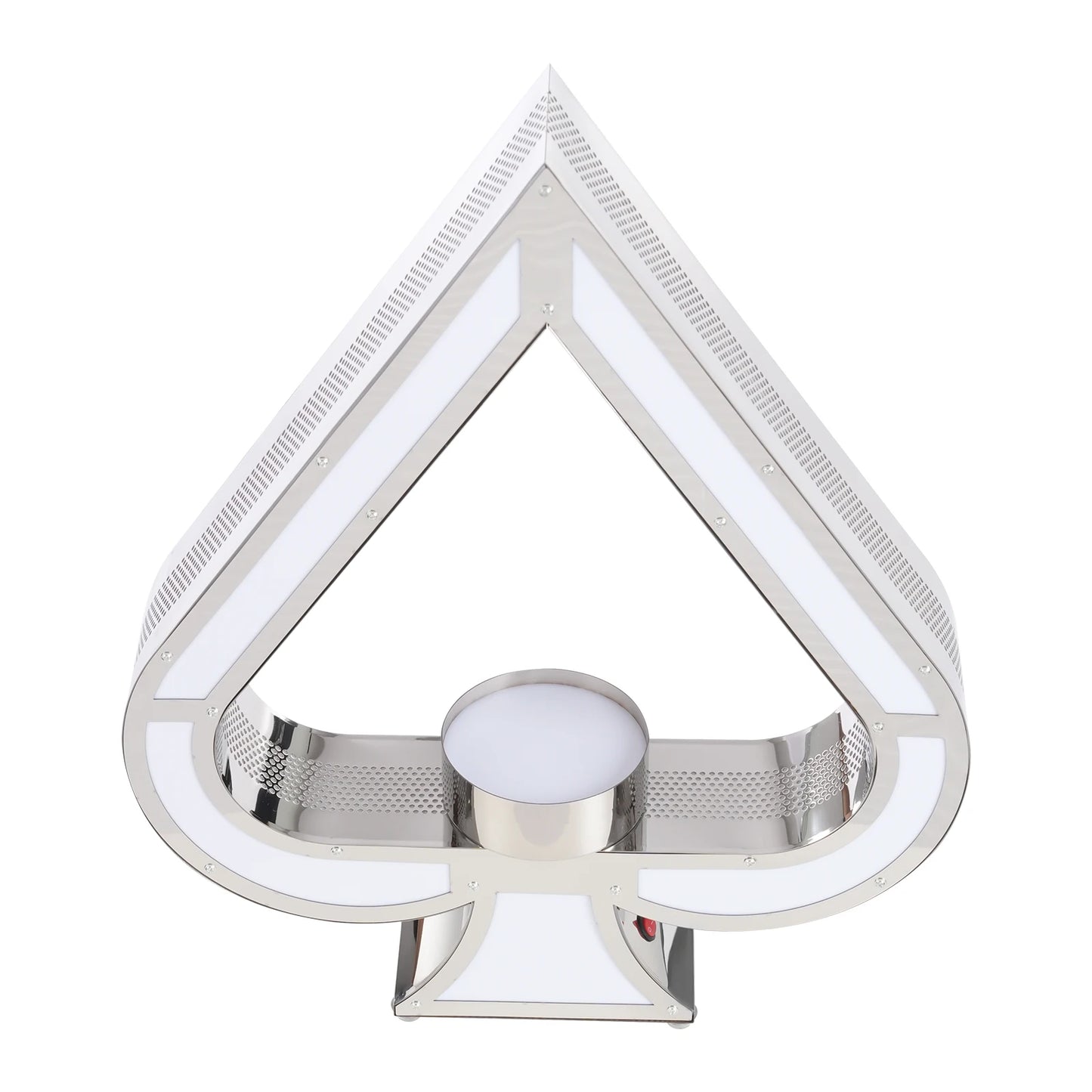 LED Lighted Ace of Spades Liquor Bottle Display Shelf, 7-Color RGB Champagne Bottle Presenter with Remote Control for Home Bar C