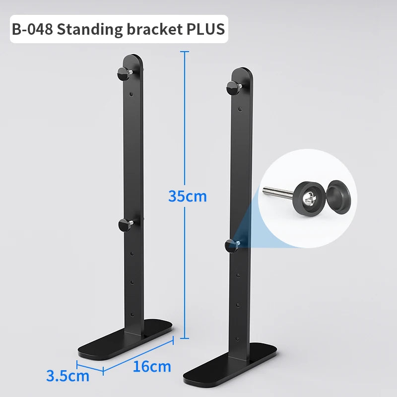 Desktop Pegboard Height Adjustable Standing Storage Rack For Home Office