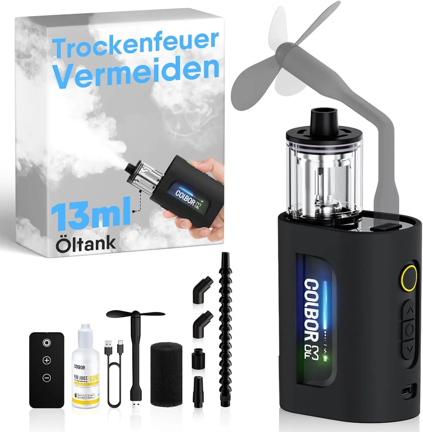 SYNCO Mini Fog Machine With Remote Control For Photography