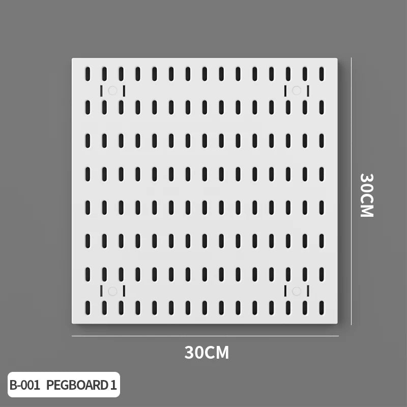 Desktop Pegboard Height Adjustable Standing Storage Rack For Home Office