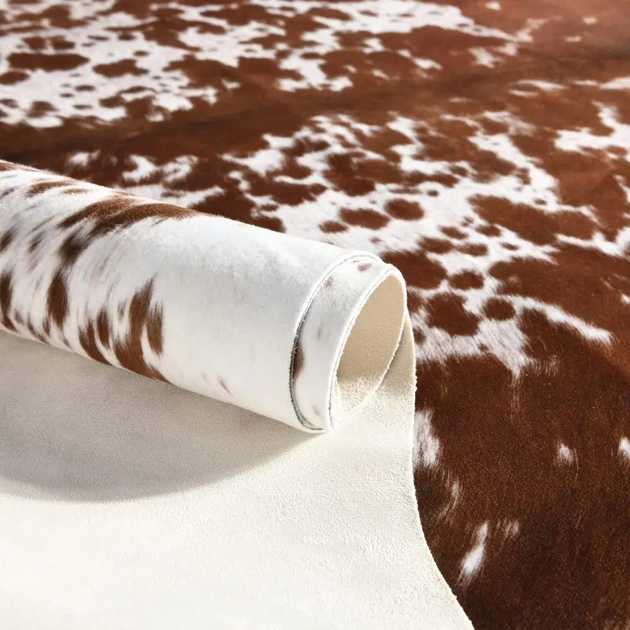 Faux Cowhide Rug Cow Print for Bedroom and Living Room