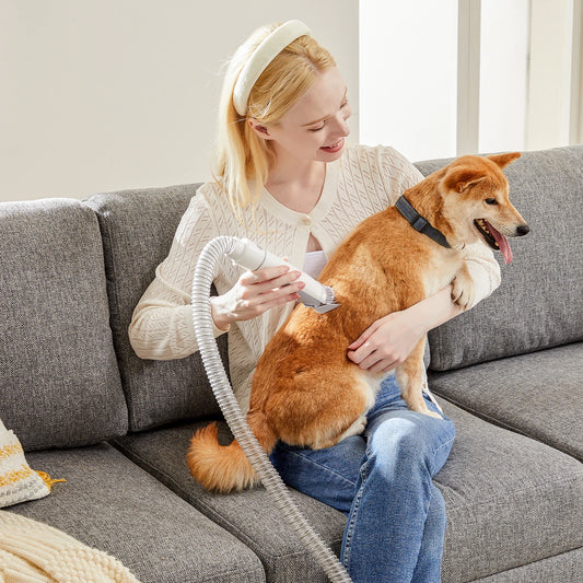 Sweetcrispy Pet Grooming Clipper And Vacuum Kit Cordless