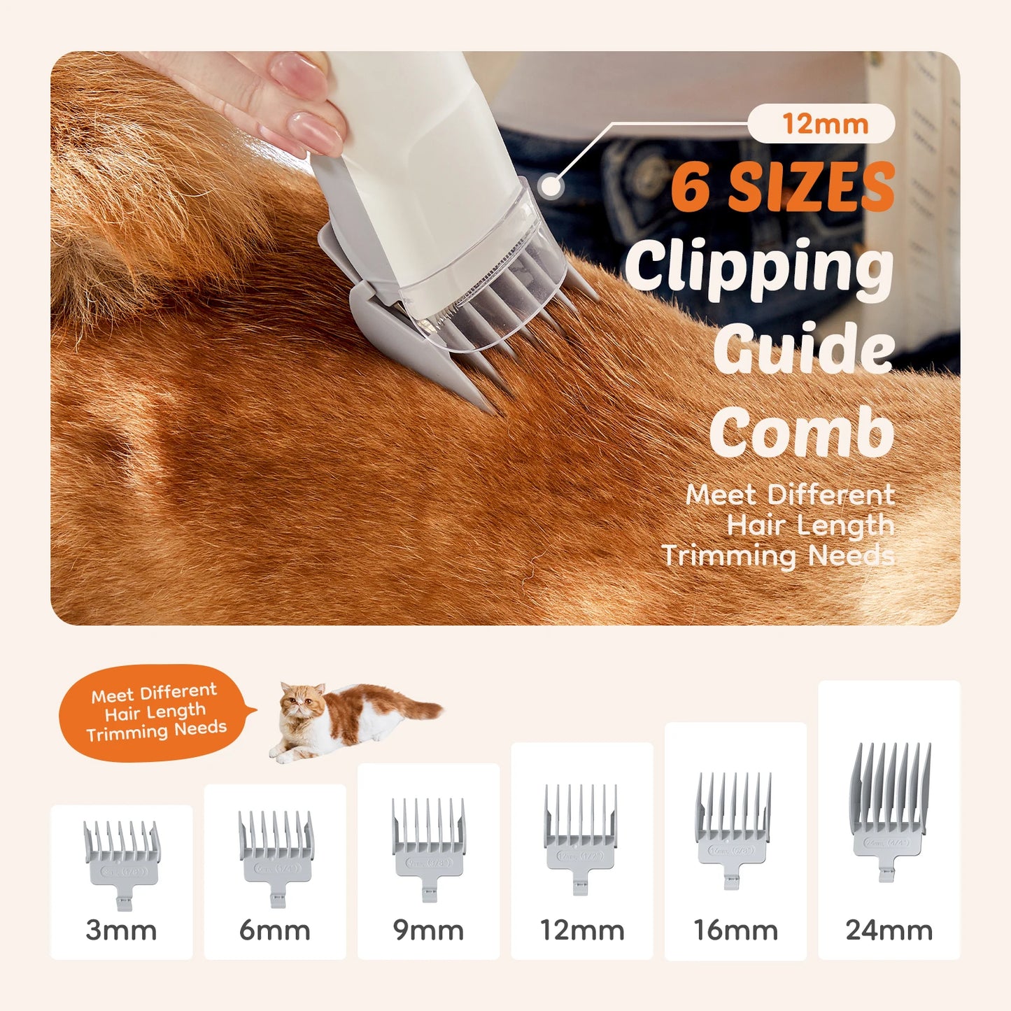 JHK Pet Grooming Vacuum Kit With Cordless Clippers And Tools