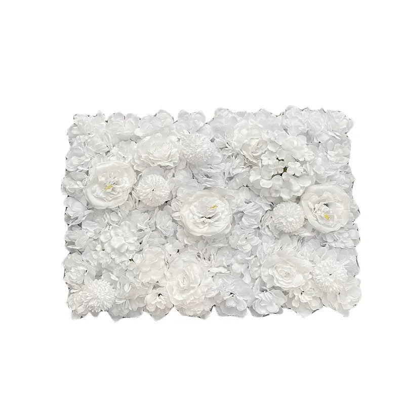 Pink Silk Rose Flower Wall Artificial Flower For Wedding Decoration BabyShow Party Birthday Gift Home Backdrop Decor