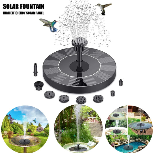 Solar Water Fountain Pump For Garden Pond And Patio