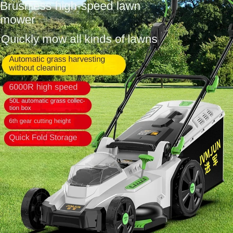 Hand push lawn mower, small household push lawn mower, plug-in electric new high power lawn mower