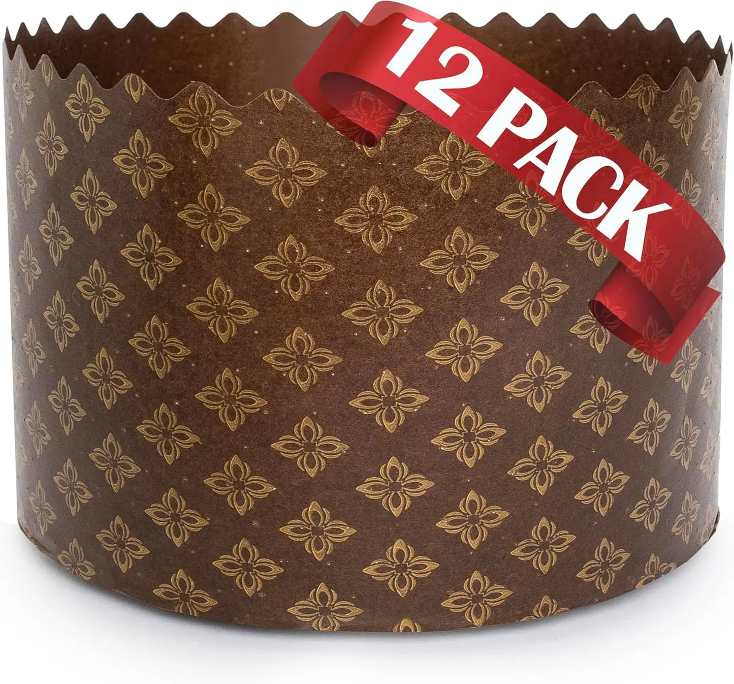 Paska Mold Kulich Panettone Paper Baking Molds 12 Pack