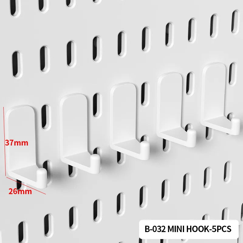 Desktop Pegboard Height Adjustable Standing Storage Rack For Home Office