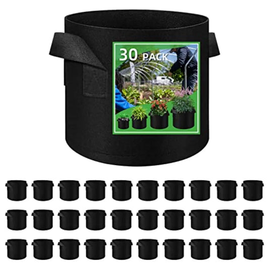 Breathable Felt Grow Bags With Handles For Garden Plants