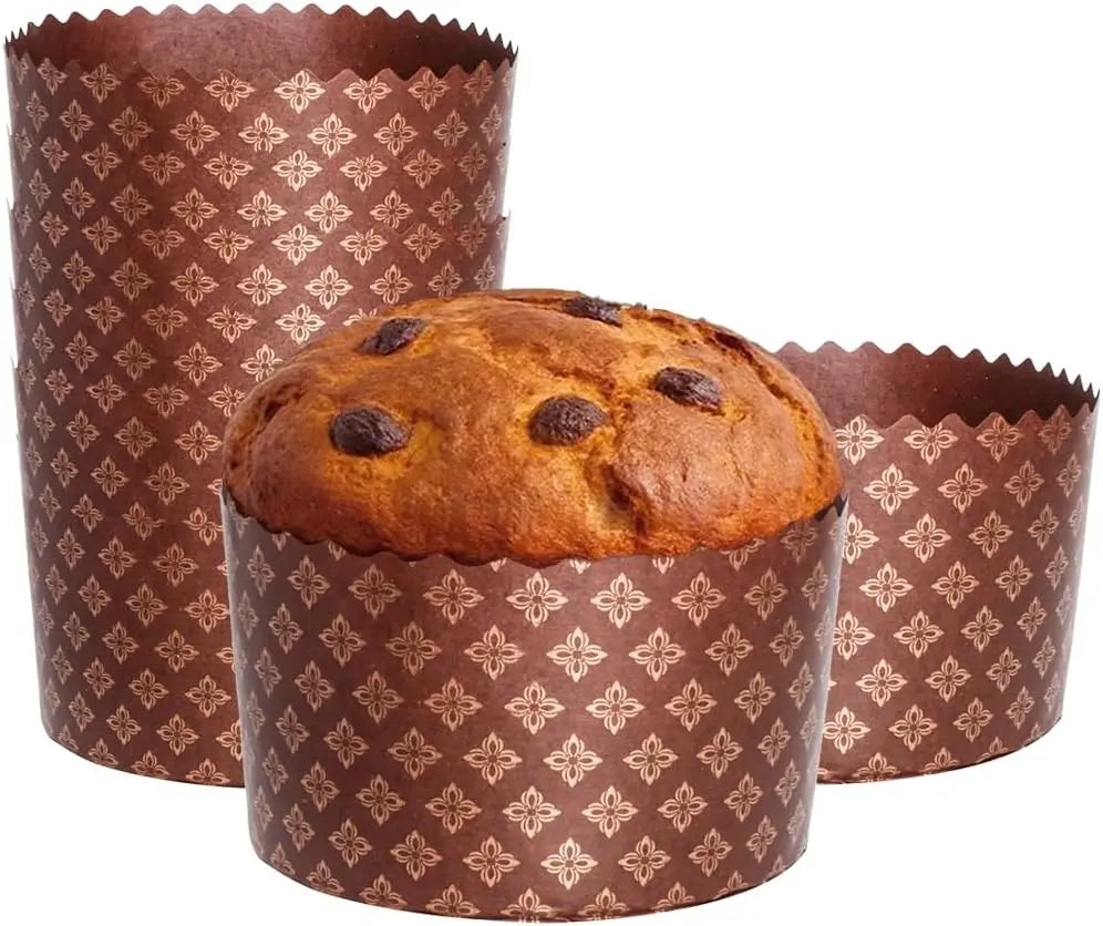 Paska Mold Kulich Panettone Paper Baking Molds 12 Pack