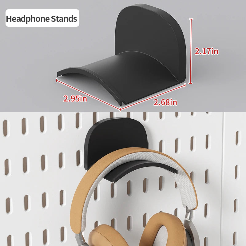 Desktop Pegboard Height Adjustable Standing Storage Rack For Home Office