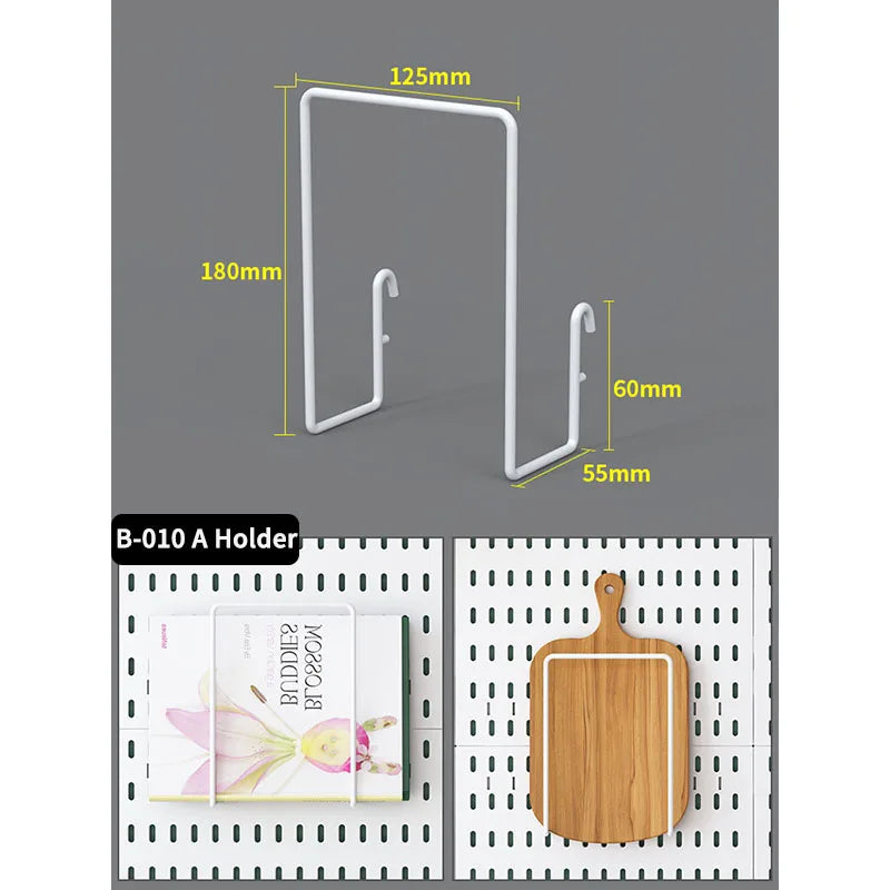 Desktop Pegboard Height Adjustable Standing Storage Rack For Home Office