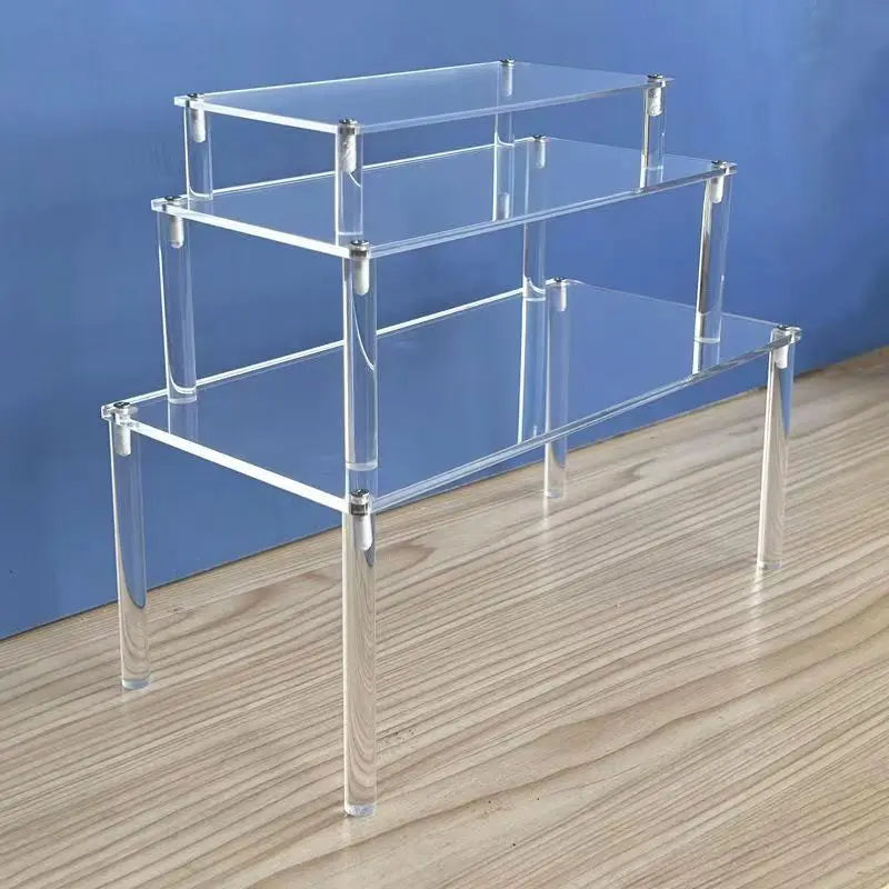 Clear Acrylic Display Shelf For Handbags And Jewelry