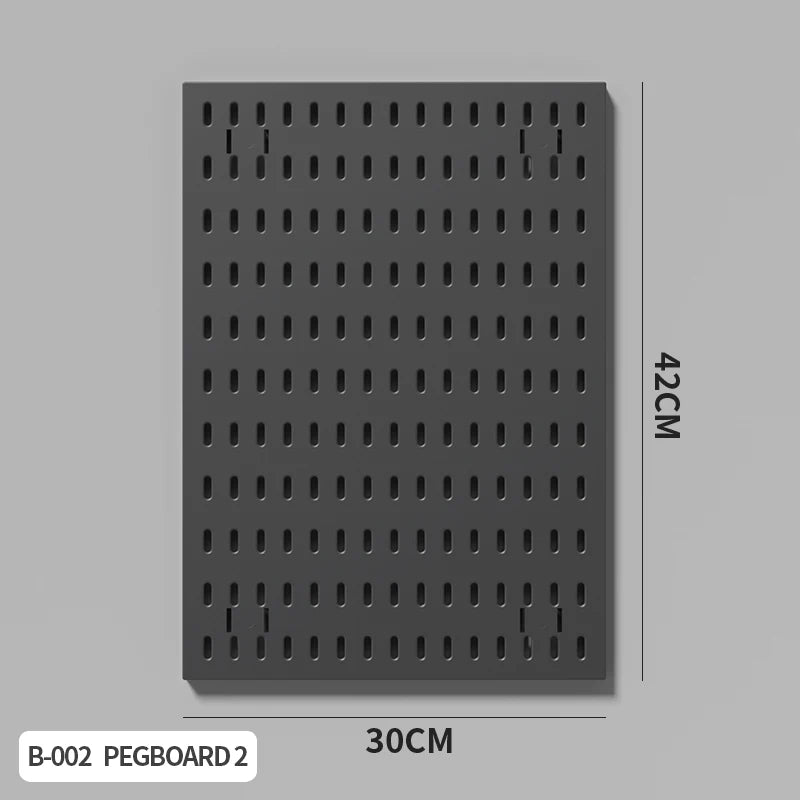 Desktop Pegboard Height Adjustable Standing Storage Rack For Home Office