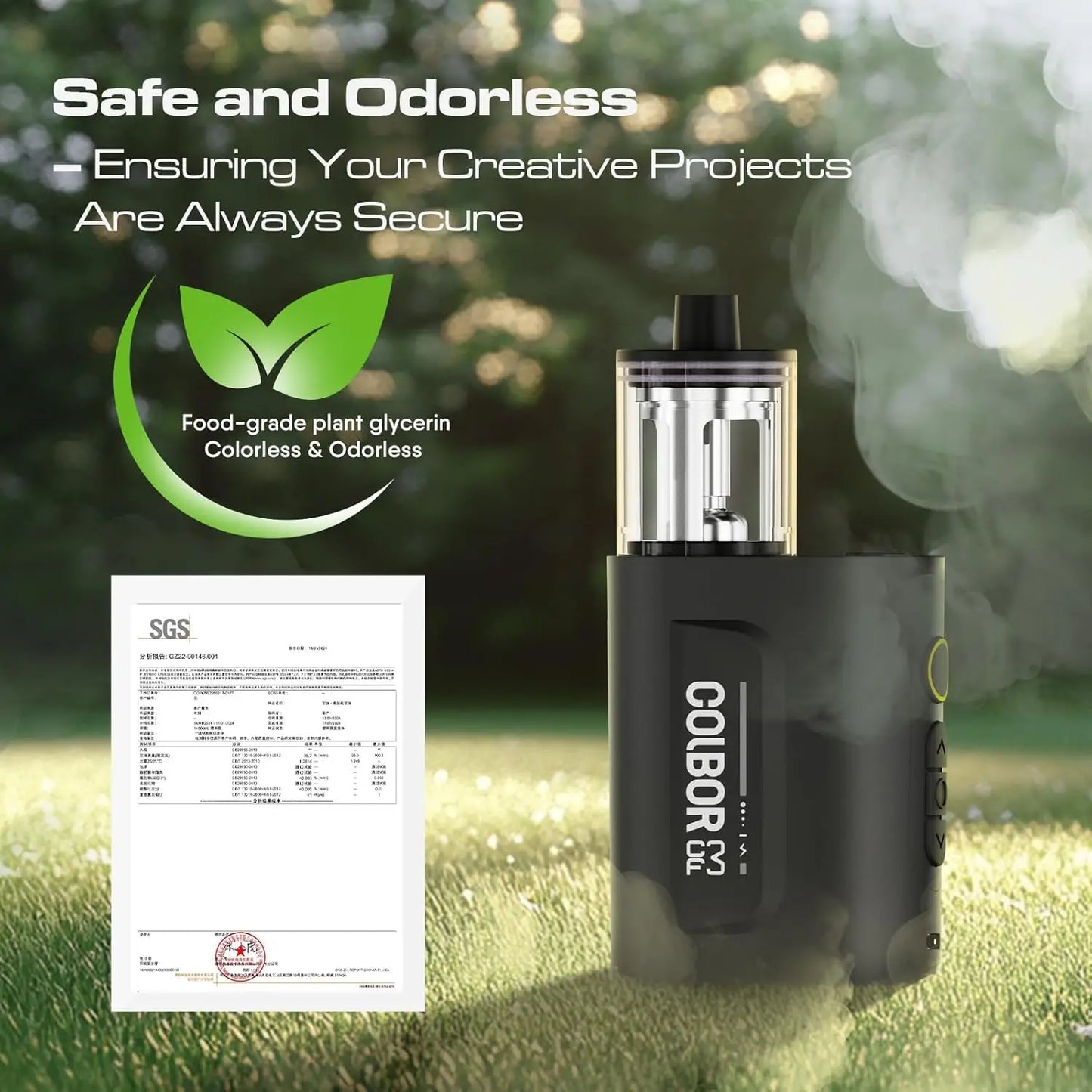 SYNCO Mini Fog Machine With Remote Control For Photography