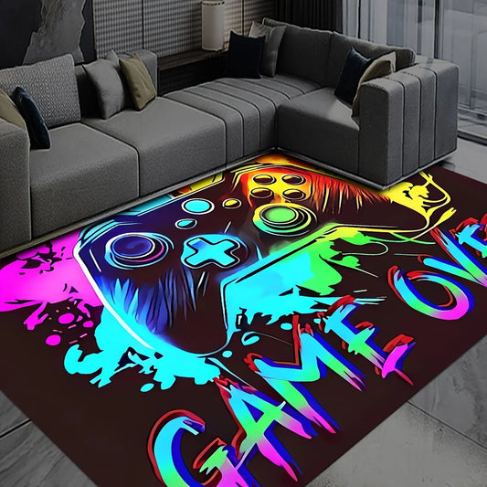 Gaming Elements Tibetan Area Rug 100 Percent Polyester Non Slip
