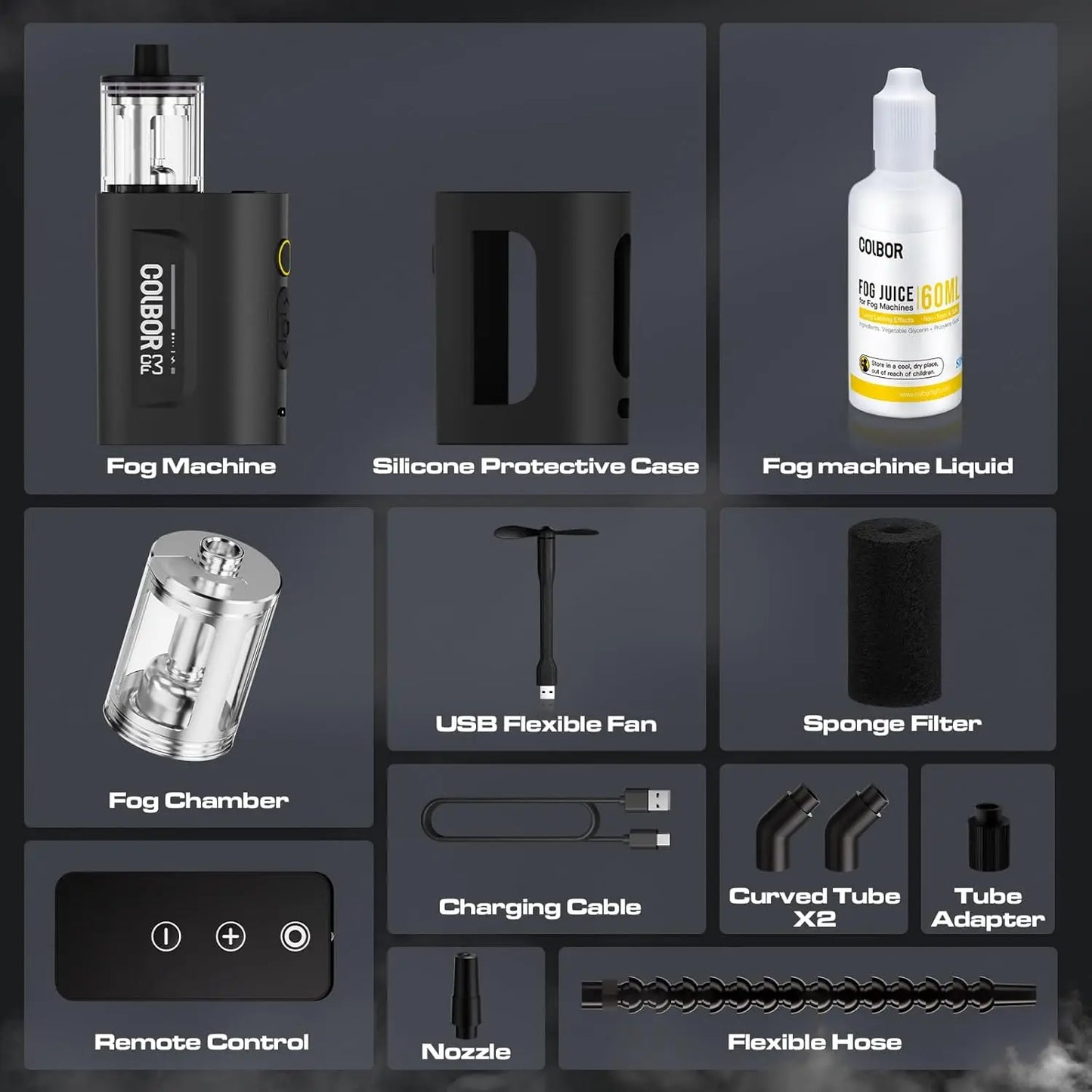 SYNCO Mini Fog Machine With Remote Control For Photography