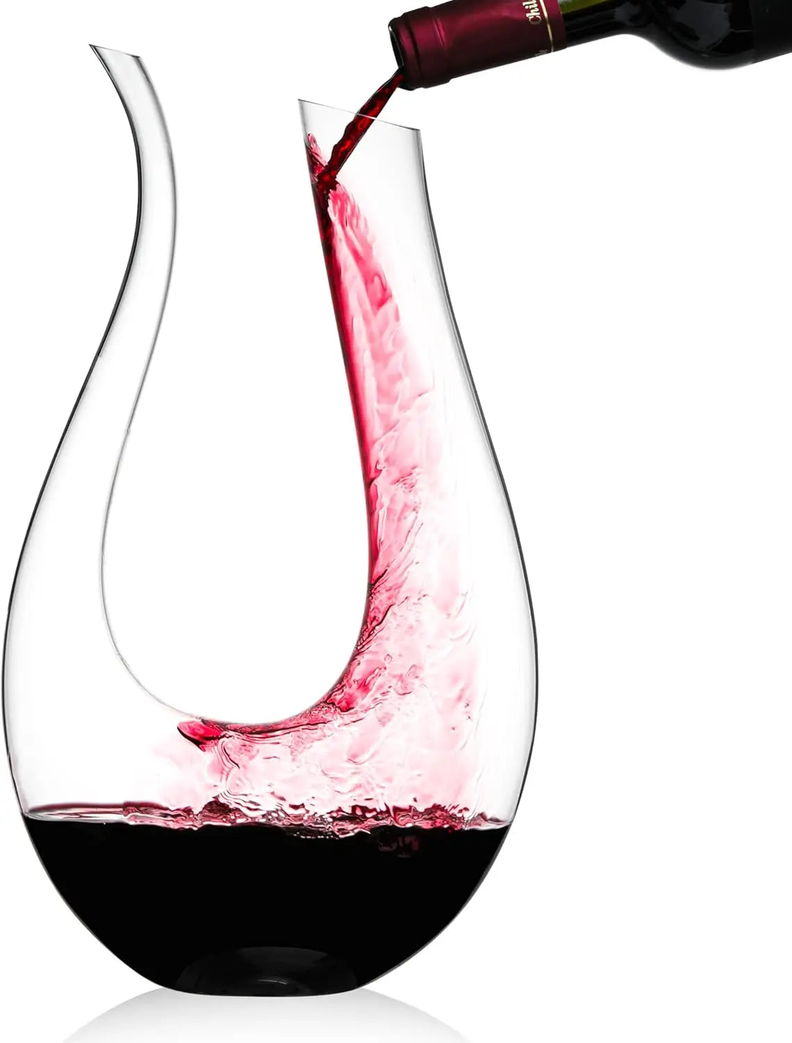 Galashield Wine Decanter Lead-Free Crystal Glass Aerator