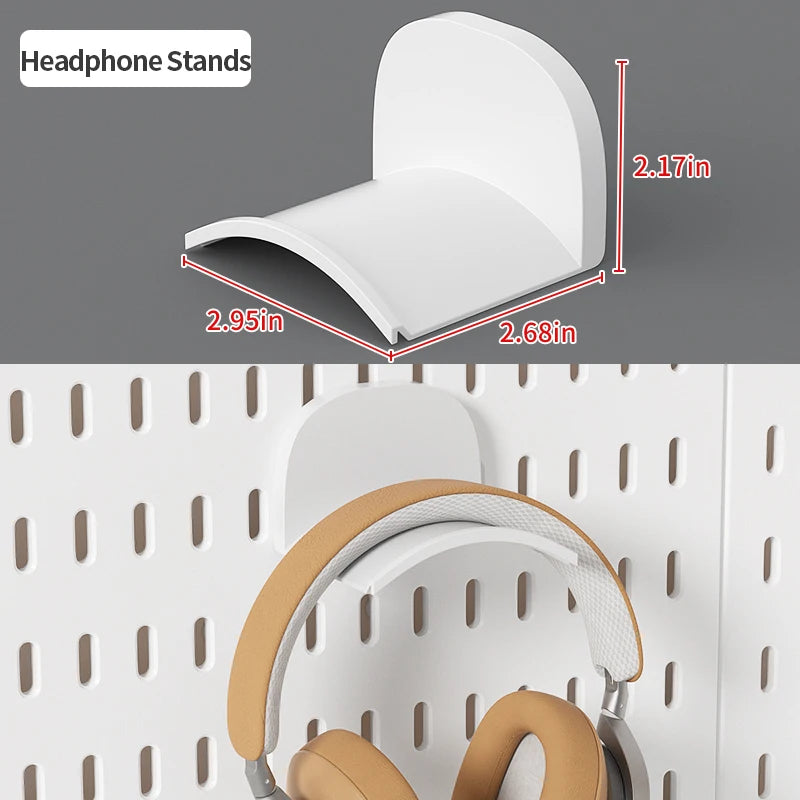 Desktop Pegboard Height Adjustable Standing Storage Rack For Home Office