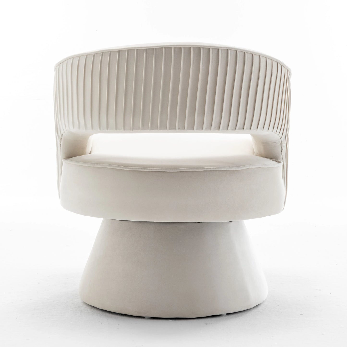 SEYNER Modren Velvet Swivel Arm Chair, Bedroom Chair living Room Furniture Vanity Throne Lounge Nordic Sofa Single Sofa