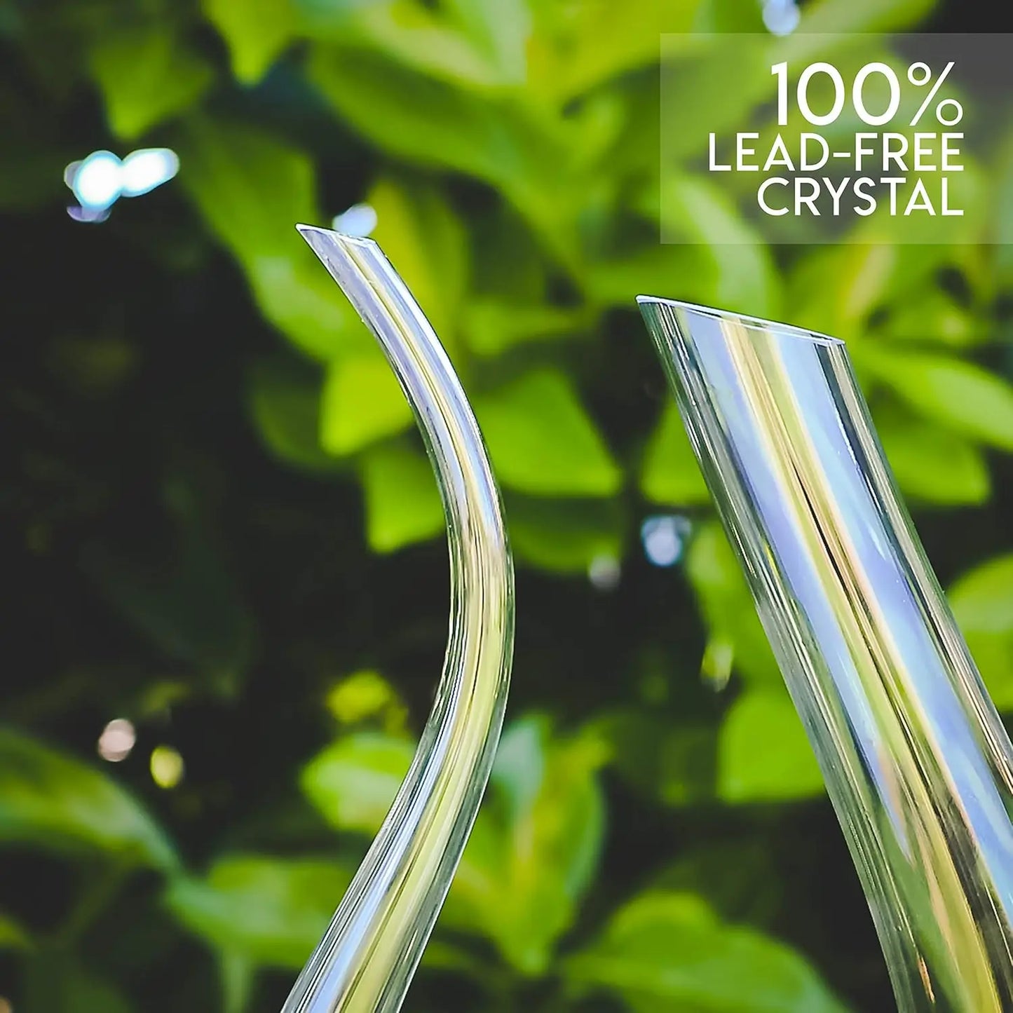 Galashield Wine Decanter Lead-Free Crystal Glass Aerator