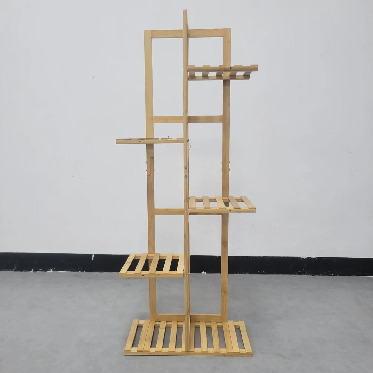 Bamboo Plant Stand Tall  Flower Stand Storage Display Rack for Indoor Outdoor