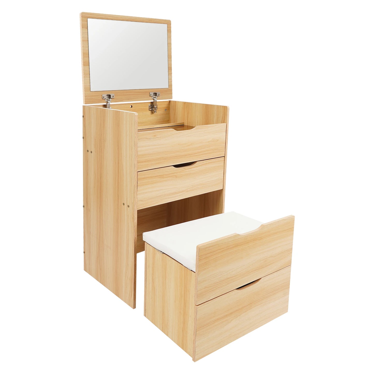 Modern Vanity Desk Vanity Desk With Makeup Stool Makeup Vanity Table  For Homes, Apartments, Dormitories 40*48*80cm