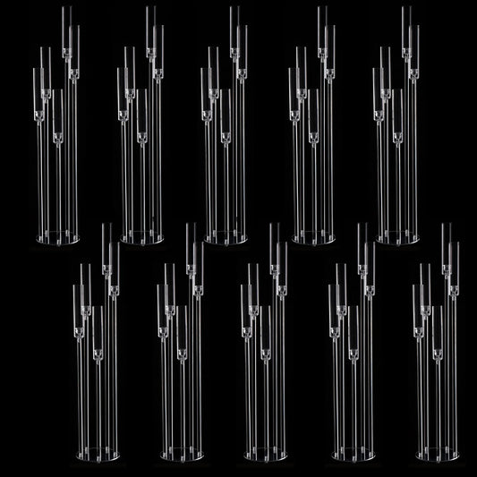 VINCIGANT Acrylic 5 Arm Floor Candelabra Centerpiece
