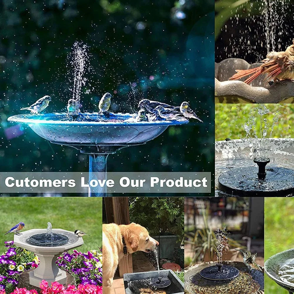 Solar Water Fountain Pump For Garden Pond And Patio