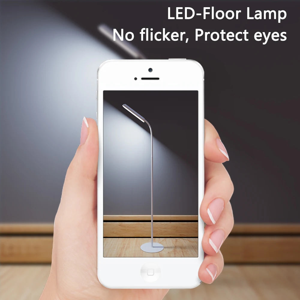 XKZMGD LED Floor Lamp With Gooseneck Dimmable Remote Control
