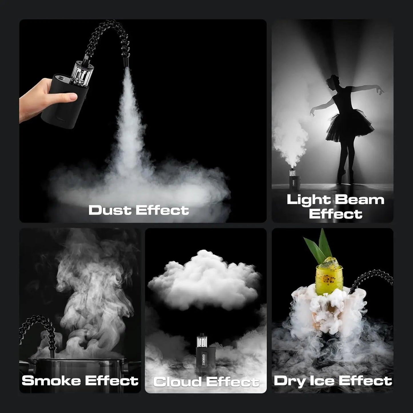 SYNCO Mini Fog Machine With Remote Control For Photography