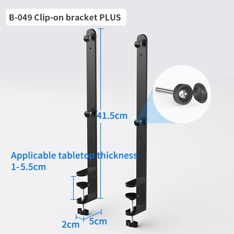 Desktop Pegboard Height Adjustable Standing Storage Rack For Home Office