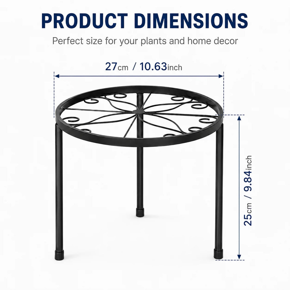 4 Tier Corner Plant Stand Metal Flower Pot Shelf Indoor Outdoor Plant Rack Space Saving Vertical Plant Shelf for Living Room Balcony Patio Garden
