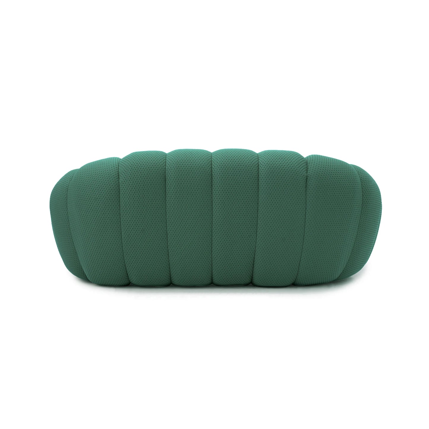 Sdorens Modern Curved Boneless Sofa 3D Knitted Fabric Loveseat